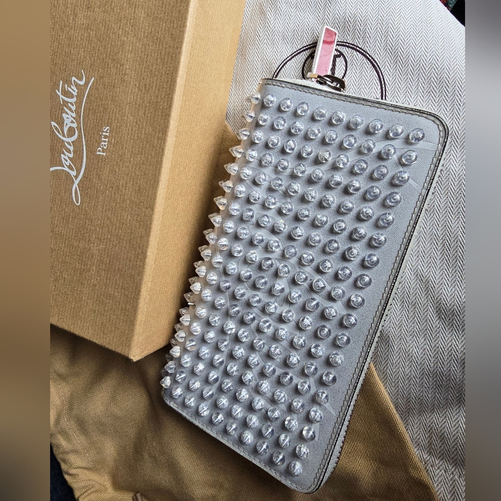 Christian Louboutin Transparent Studded Wallet
